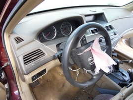 2008 HONDA ACCORD LX MAROON 4DR 2.4L AT A17594